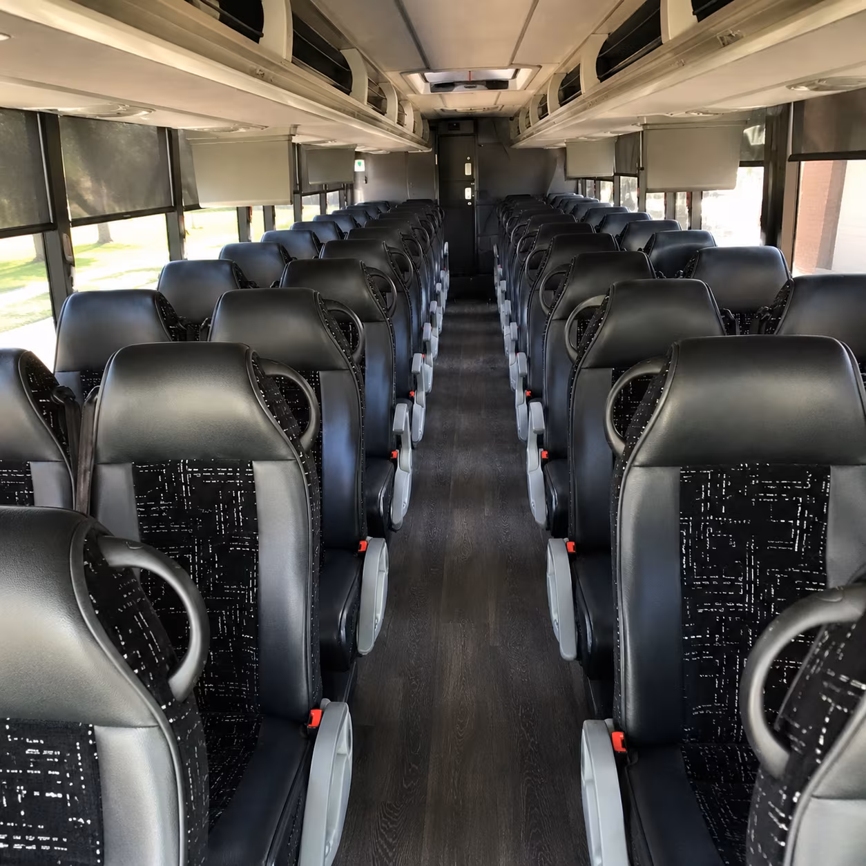 clifton charter bus inside