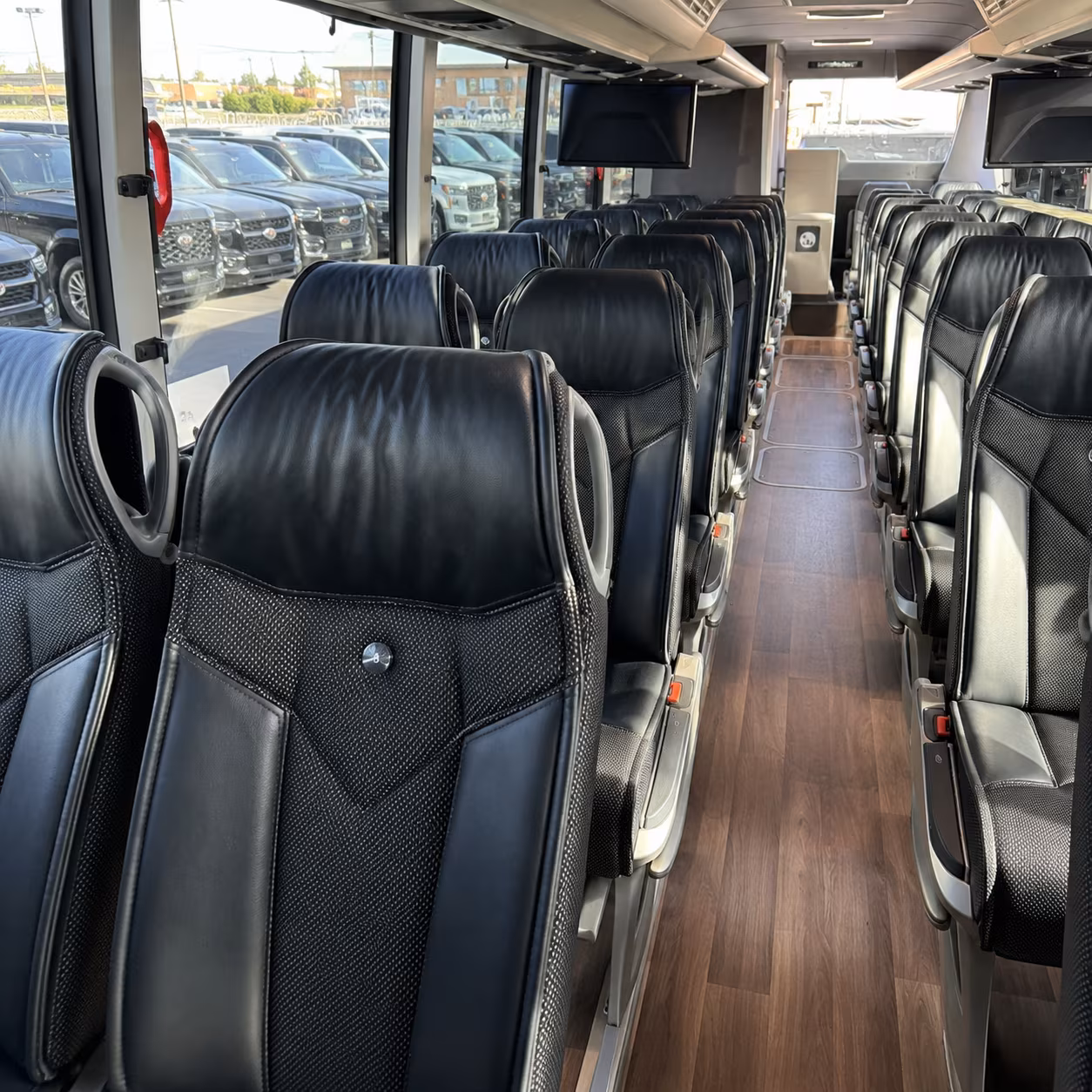 clifton charter bus rental inside
