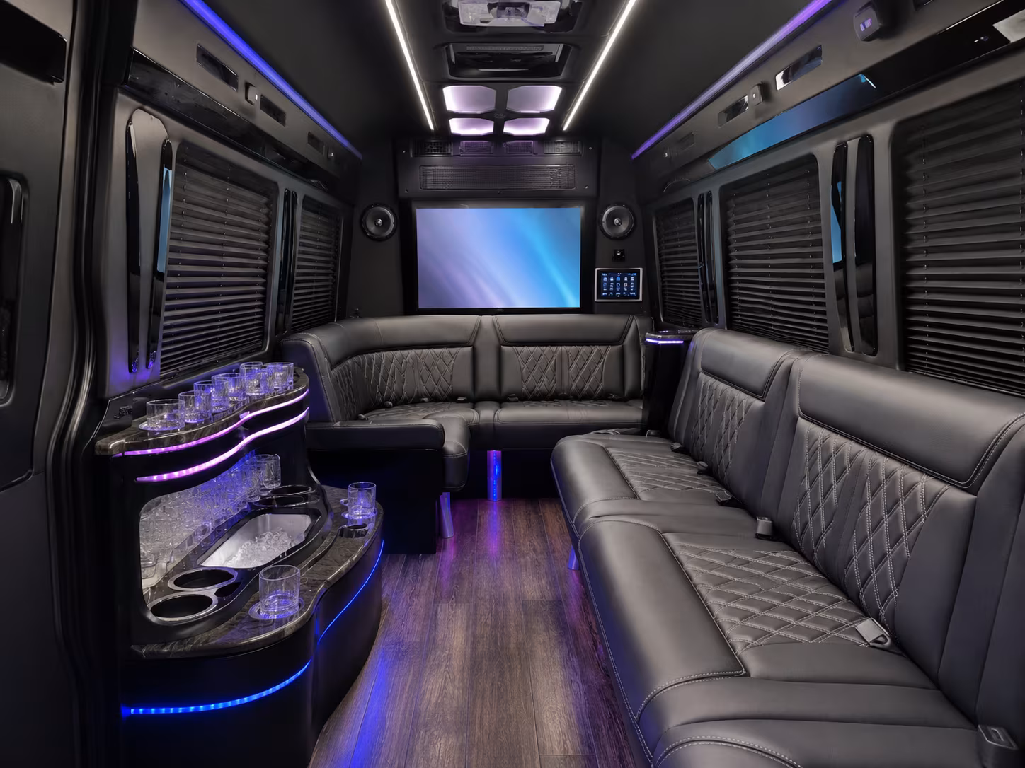 clifton private event transportation onboard seating