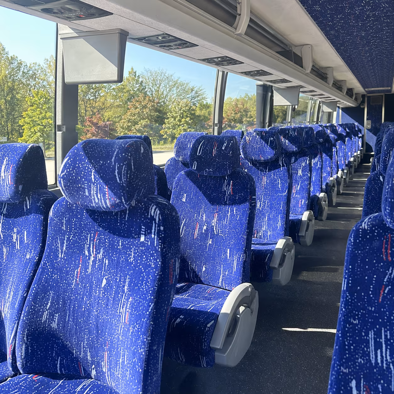 out of state charter bus rentals from clifton for school and sports groups